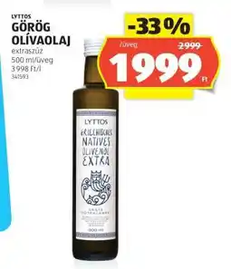 ALDI LYTTOS GÖRÖG OLÍVAOLAJ ajánlat