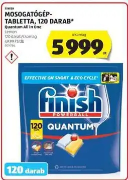 ALDI Finish Mosogatógép-tabletta, 120 darab ajánlat