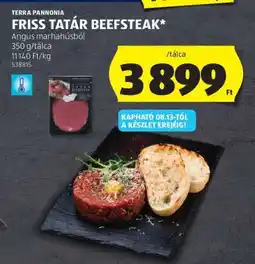 ALDI Terra Pannonia Friss Tatár Beefsteak ajánlat