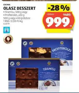 ALDI Cucina Olasz Desszert ajánlat