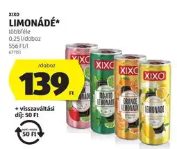 ALDI XIXO Limonáde ajánlat