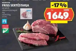 ALDI Friss sertéstarja ajánlat