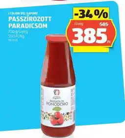 ALDI PASSZÍROZOTT PARADICSOM ajánlat