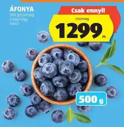 ALDI Áfonya ajánlat