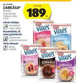 ALDI DR.OETKER Zabkása ajánlat