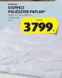 ALDI Novitesse Steppelt Poliészter Paplan ajánlat