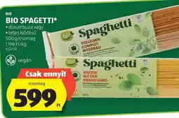 ALDI BIO SPAGETTI ajánlat