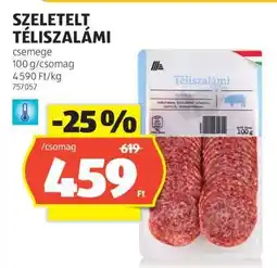 ALDI Szeletelt Téliszalámi ajánlat