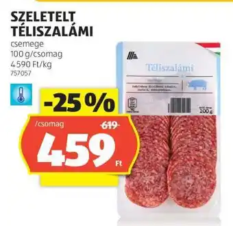 ALDI Szeletelt Téliszalámi ajánlat