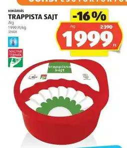 ALDI Kokárdás Trappista Sajt ajánlat