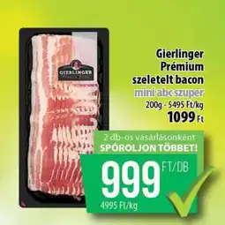 Coop Gierlinger prémium szeletelt bacon ajánlat