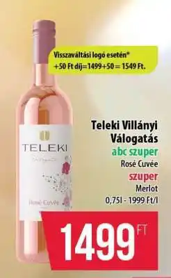 Coop Teleki Villányi Válogatás ajánlat