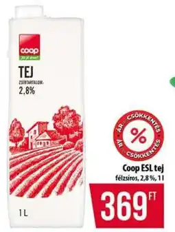 Coop Coop Esl tej ajánlat