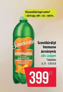 Coop Szentkirályi Immuno ásványvíz ajánlat