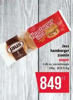 Coop Jaus hamburger zsemle ajánlat