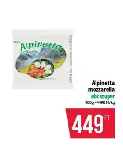 Coop Alpinetta mozzarella ajánlat
