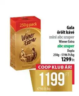 Coop Gala őrölt kávé ajánlat