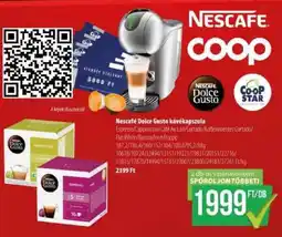 Coop NESCAFE Dolce Gusto kávékapszula ajánlat