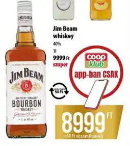 Coop JIM BEAM WHISKEY ajánlat