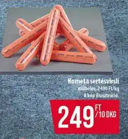 Coop Kometa sertésvirsli ajánlat