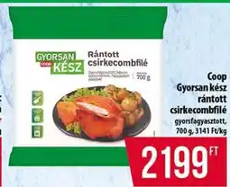 Coop Coop GYORSAN KÉSZ rántott csirkecombfilé ajánlat