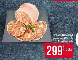 Coop Pápai disznósajt ajánlat