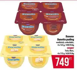 Coop Danone Danette puding ajánlat