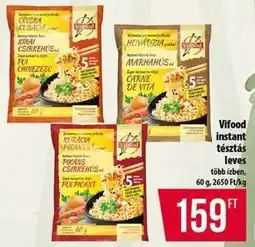 Coop VIFOOD INSTANT TÉSZTÁS LEVES ajánlat