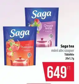 Coop Saga tea mini abc szuper ajánlat