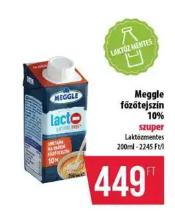 Coop Meggle főzőtejszín 10% ajánlat