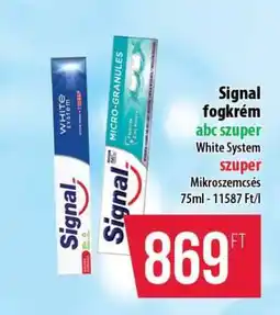 Coop Signal fogkrém ajánlat