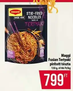 Coop Maggi Fusian Teriyaki pirított tészta ajánlat