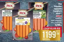 Coop PICK Pickolino roppanós frankfurti virsli ajánlat