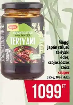 Coop Maggi japán stílusú teriyaki szósz ajánlat