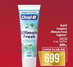 Coop Oral-B Complete Ultimate Fresh fogkrém ajánlat