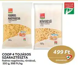 Coop Coop 4 tojásos száraztészta ajánlat