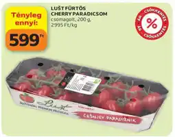 Auchan LUŠT FÜRTÖS CHERRY PARADICSOM ajánlat