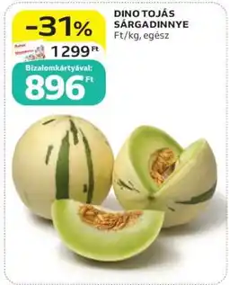 Auchan DINO TOJÁS SÁRGADINNYE ajánlat