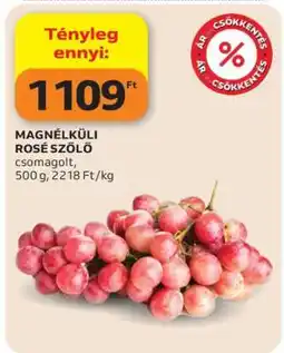 Auchan Magnélküli Rosé Szőlő ajánlat
