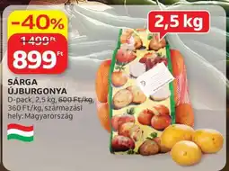 Auchan Sárga újburgonya ajánlat