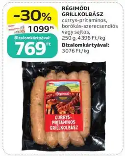 Auchan Régimódi Grillkolbász ajánlat
