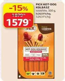 Auchan PICK Hot-dog kolbász ajánlat