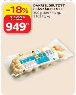 Auchan DAKRI ELŐSÜTÖTT CSÁSZÁRZSEMLE ajánlat