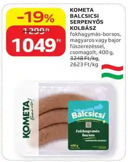 Auchan KOMETA BALCSICSI SERPENYŐS KOLBÁSZ ajánlat