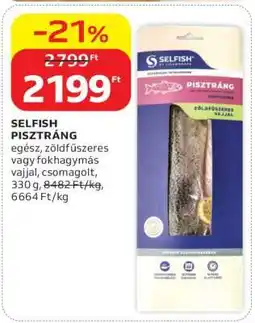 Auchan SELFISH PISZTRÁNG ajánlat