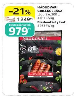 Auchan Nádudvari grillkolbász ajánlat