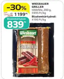 Auchan WIESBAUER GRILLER ajánlat