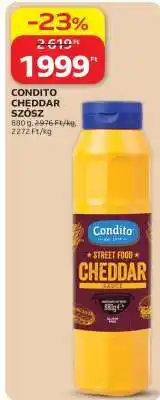 Auchan CONDITO CHEDDAR SZÓSZ ajánlat