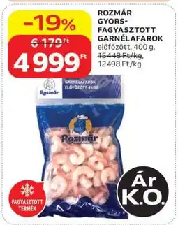 Auchan ROZMÁR GYORS-FAGYASZTOTT GARNÉLAFAROK ajánlat