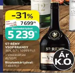 Auchan ST-RÉMY VSOP brandy ajánlat